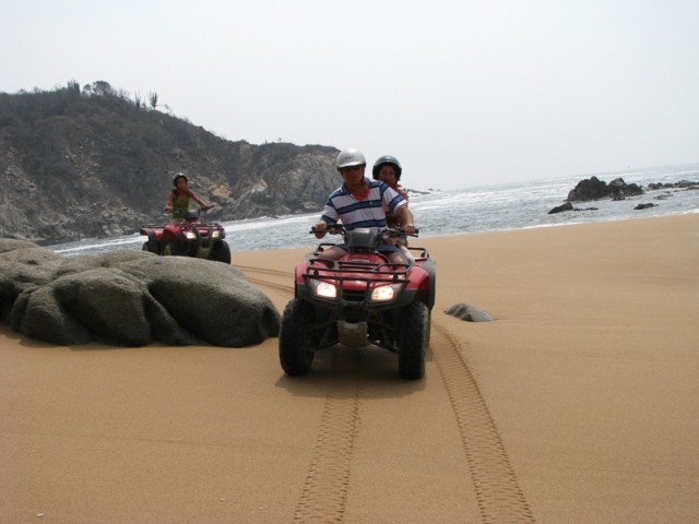 Visitas guiadas en quad en la playa